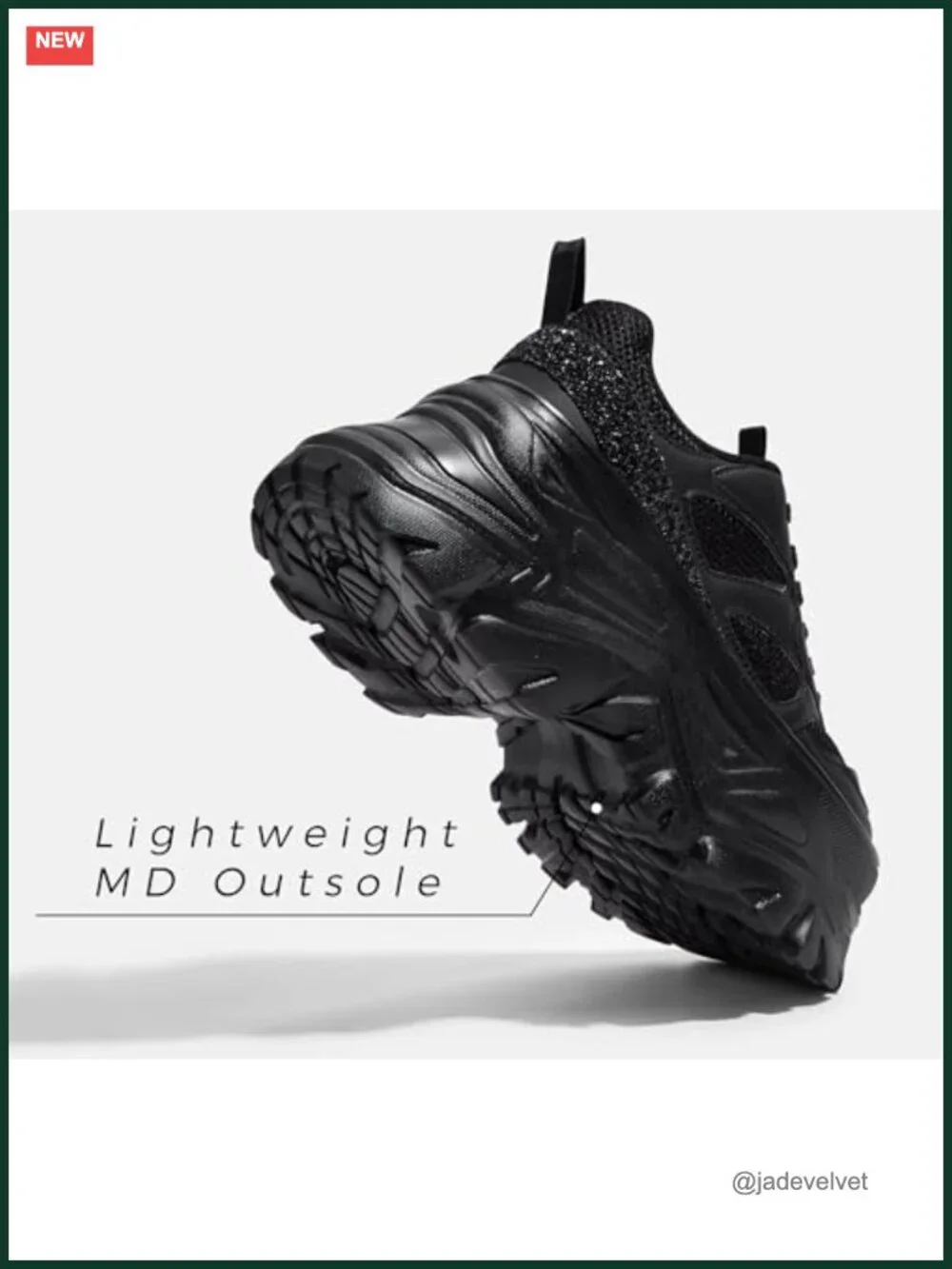 Chunky Rhinestone Sneakers, PU & Mesh, Lightweight Cushioned Lace-up Shoes